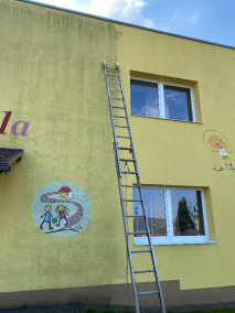 Průběh během čištění